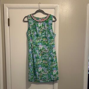 Lilly Pulitzer Tropical Green Shift Dress